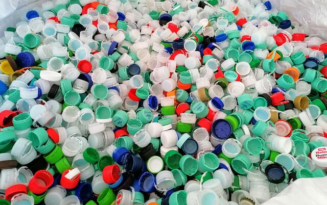 750.000 Kunststoffdeckel wurden gesammelt.