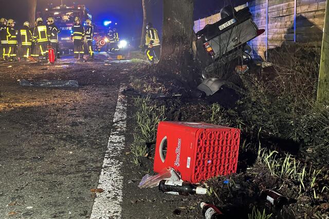 Am Samstagabend sorgte ein schwerer Verkehrsunfall in Haltern am See für einen Großeinsatz von Polizei und Feuerwehr.