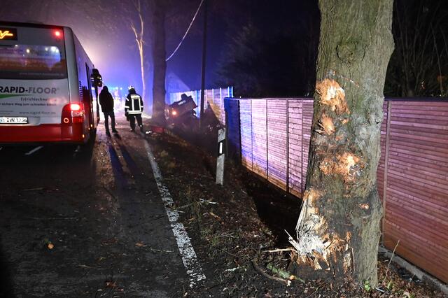 Am Samstagabend sorgte ein schwerer Verkehrsunfall in Haltern am See für einen Großeinsatz von Polizei und Feuerwehr.