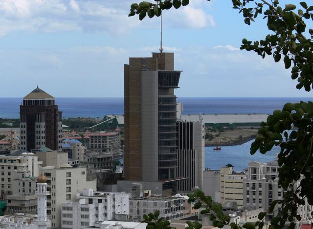 Blick auf die Hauptstadt Port Louis