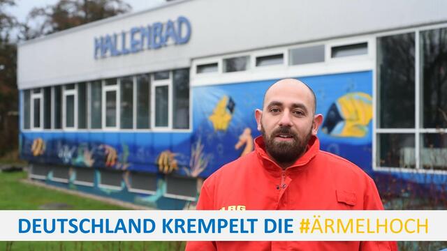 Karam Qarqash (Bootsführer und Rettungsschwimmer): "Ich lasse mich impfen, damit meine Familie, Freunde und die Leute, die ich liebe, gesund bleiben."