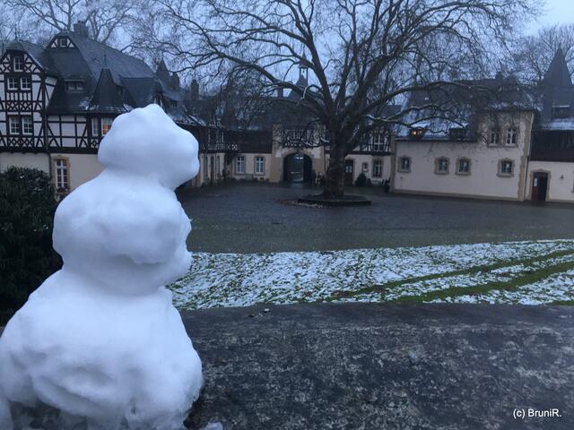 Dieser schöne Schneemann ist sicher nicht mehr da...
*