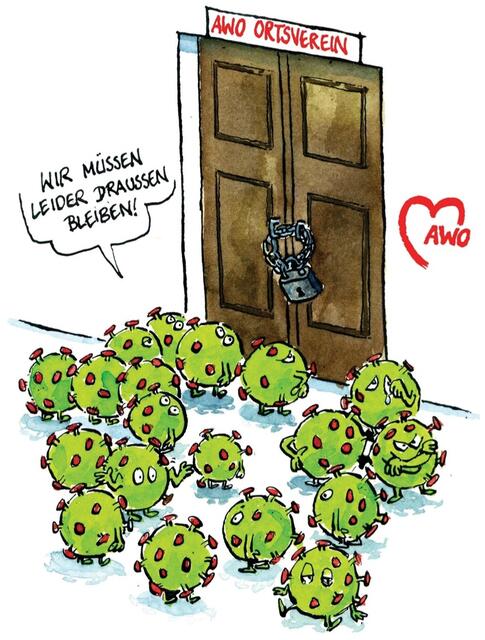 Die AWO hilft im Einsatz gegen Corona.