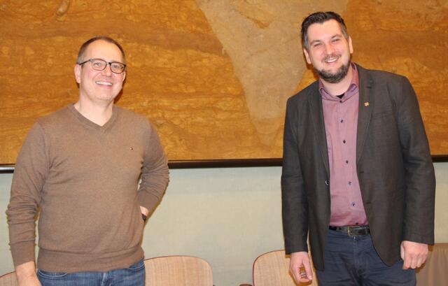 Boris Waschkowitz (re.) mit Martin Kürten.