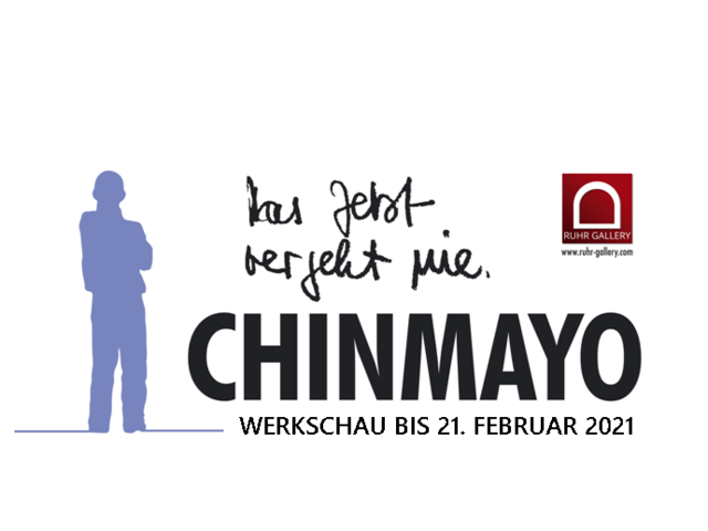 Eröffnet das BEUYS- Jahr in der Kunststadt Mülheim:
Der Meidericher Künstler CHINMAYO in der RUHR GALLERY MÜLHEIM