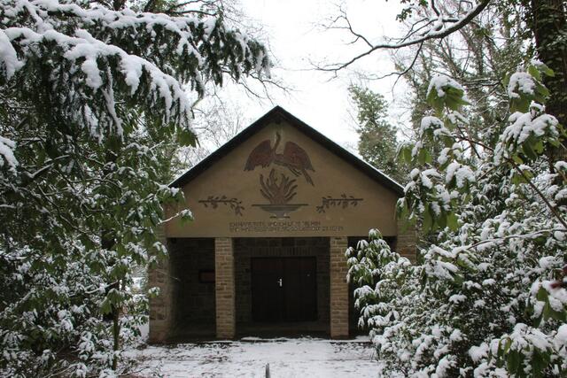 Kapelle am alten Waldfriedhof.