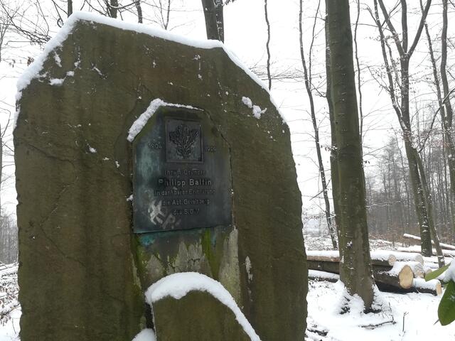 Gedenkstein "Philipp Baltin".