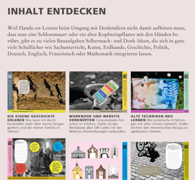 Fächerübergreifend kann das Material eingesetzt werden.