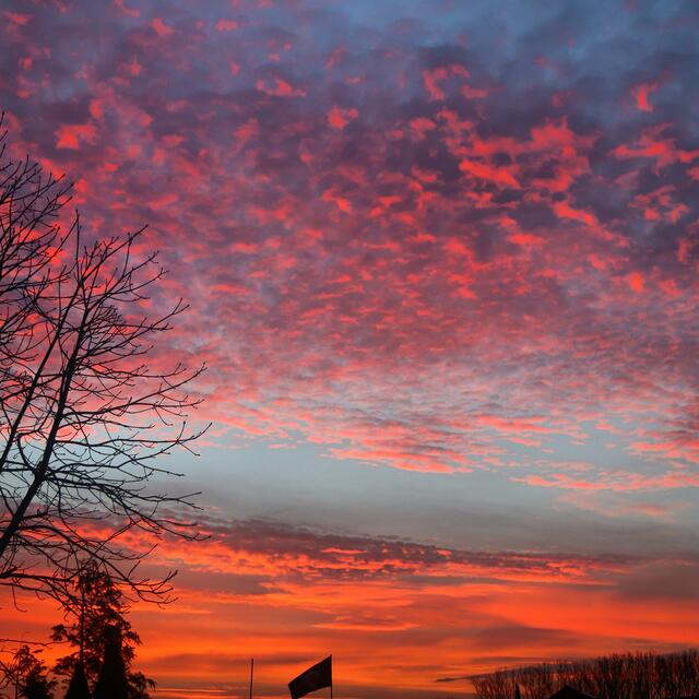 Sonnenaufgang über dortmund lanstrop