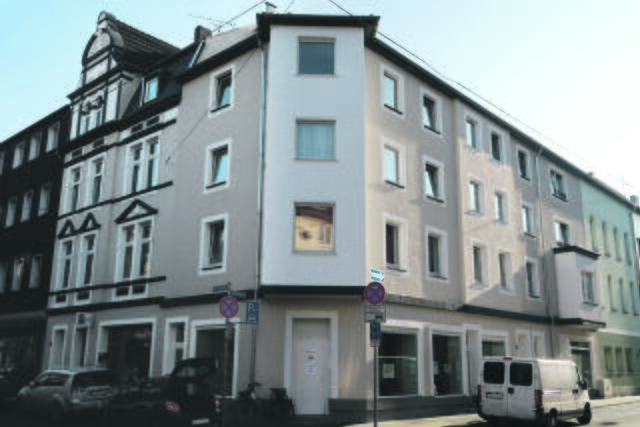 Geförderte Fassade an der Helmholtzstraße. Foto: steg NRW GmbH