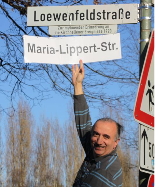 Symbolische Umbenennung der Loewenfeldstraße
Lokalhistoriker Sahin Aydin, 28.02.2021, Bottrop-Kirchhellen