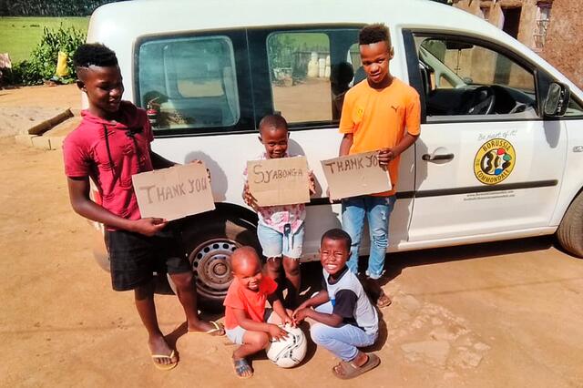 Die Kinder in Commondale freuen sich über die wichtige Unterstützung aus Dortmund.  | Foto: Muzi Hlathswayo