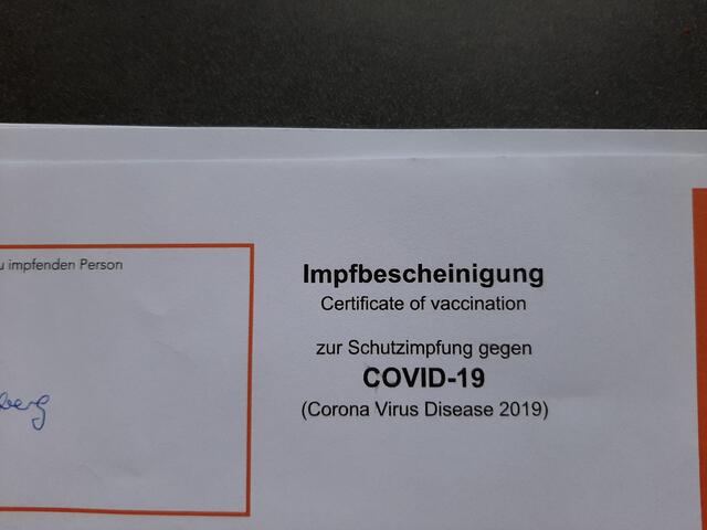 das ist die wichtige Bescheinigung