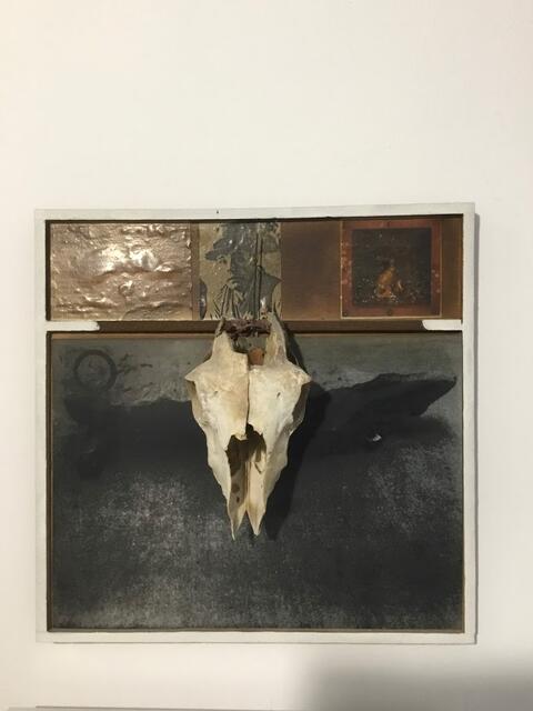 #Chinmayo "Hommage an Joseph Beuys"
Mischtechnik mit "Fettecke"
