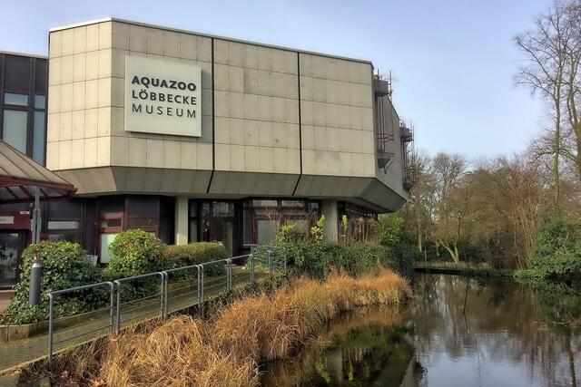 Das Gebäude im Nordpark