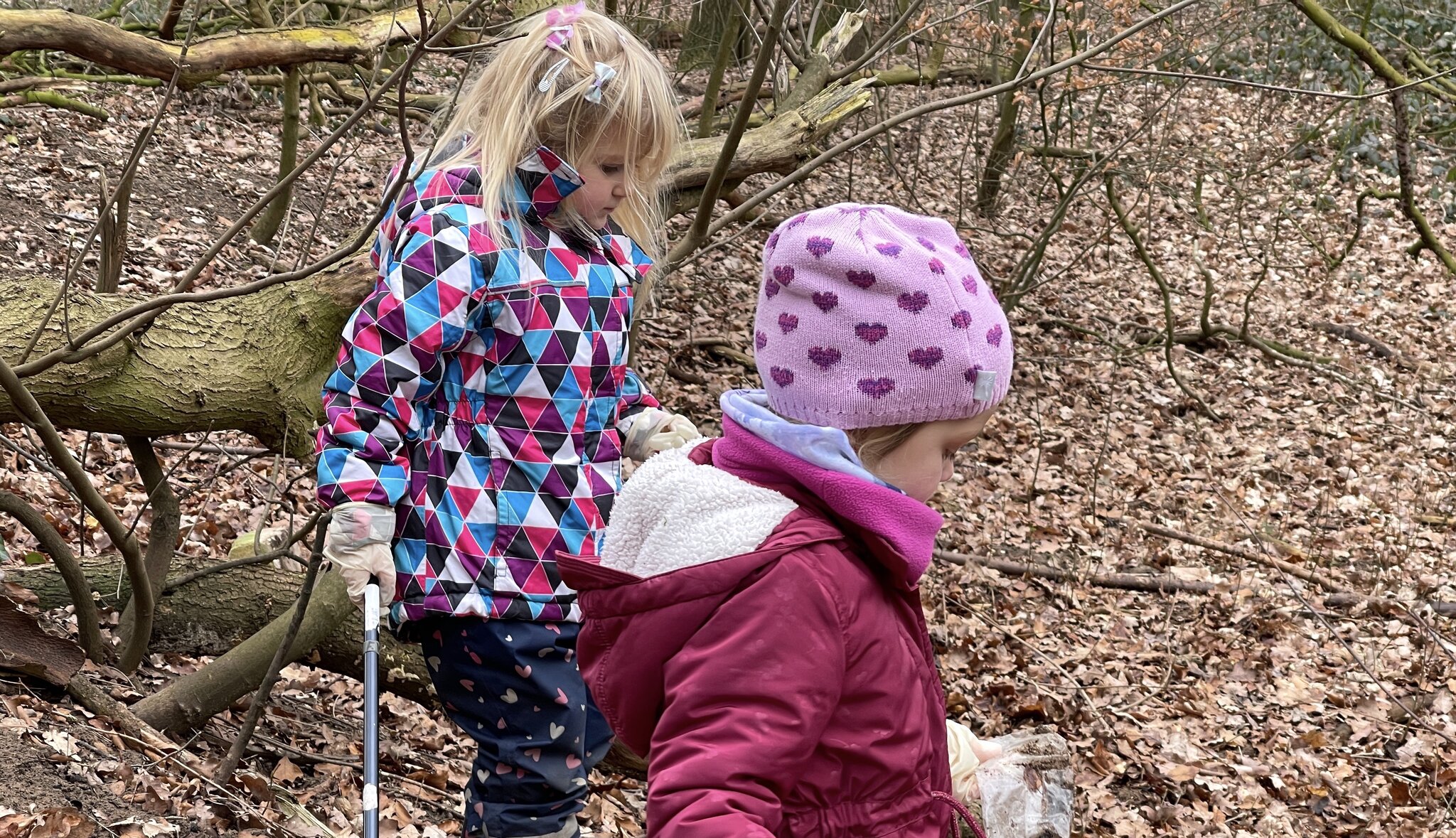 Kindergarten Emmerich: Kinder räumen den Wald auf - Emmerich am Rhein