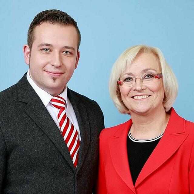 SPD-Landtagsabgeordneten Sebastian Watermeier und Heike Gebhard