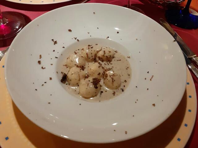 Schon fast legendär: Die Gnocchi in Trüffelsauce.