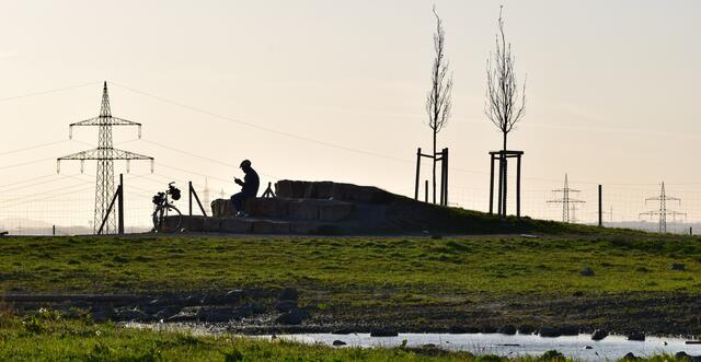 Sonnenuntergang am Haldengipfel
