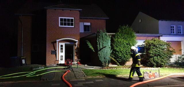 Der Brand war im Keller eines Zwei-Familien-Hauses ausgebrochen.