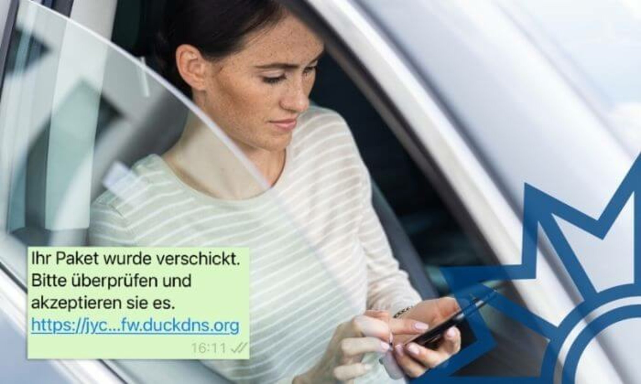 Vermeintliche Paketzustellung:: Polizei Warnung vor Fake-SMS ...