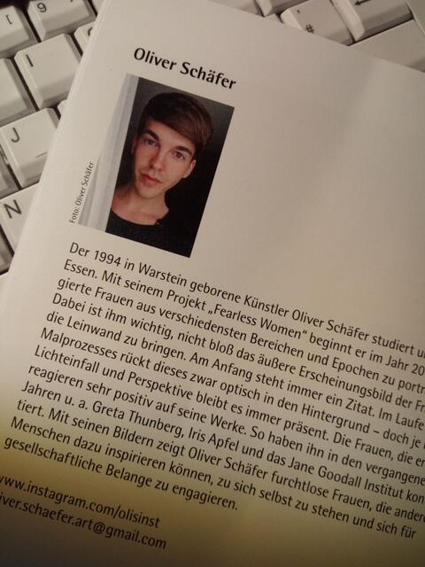 der Künstler OLIVER SCHÄFER