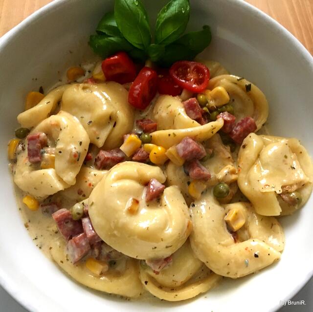 Tortellins mit lecker Sößchen geht immer!