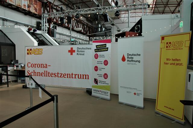 ASB und DRK leiten gemeinsam das Testzentrum. | Foto: Nicole Martin