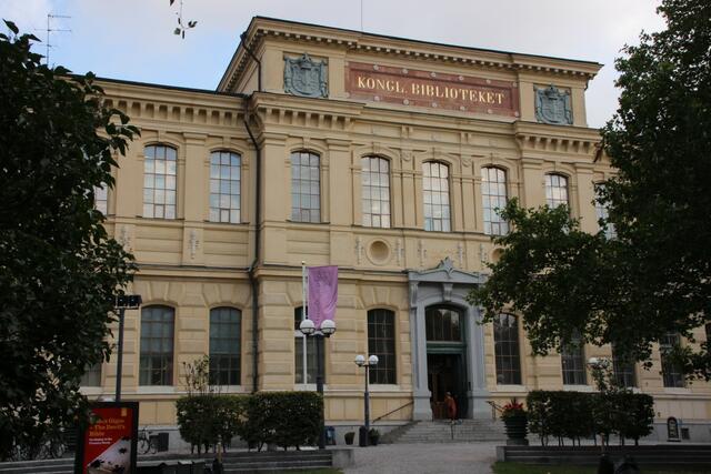 Die königliche Bibliothek in Stockholm.