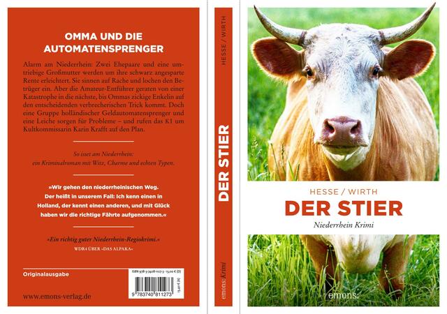 Aufgeklappt - das Buchcover!