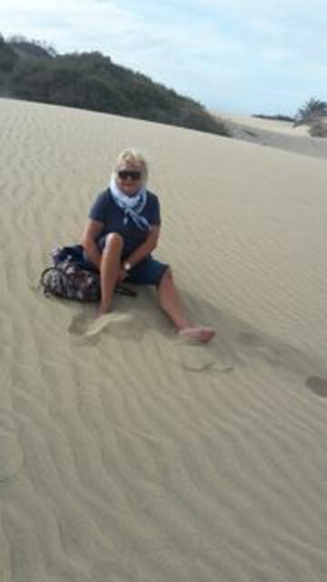 Ich würde gerne die Dünen von Maspalomas durchlaufen.