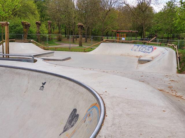 Die Skateanlage in Sonsbeck