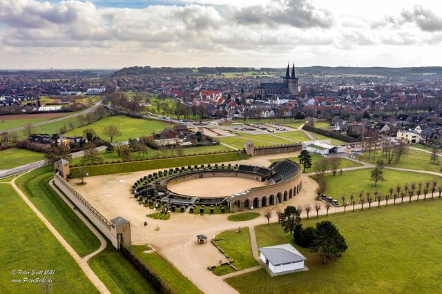 Luftaufnahme Xanten.