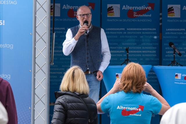 Gelsenkirchen. 29.05.2021. Spontaner Protest gegen AfD Veranstaltung ...