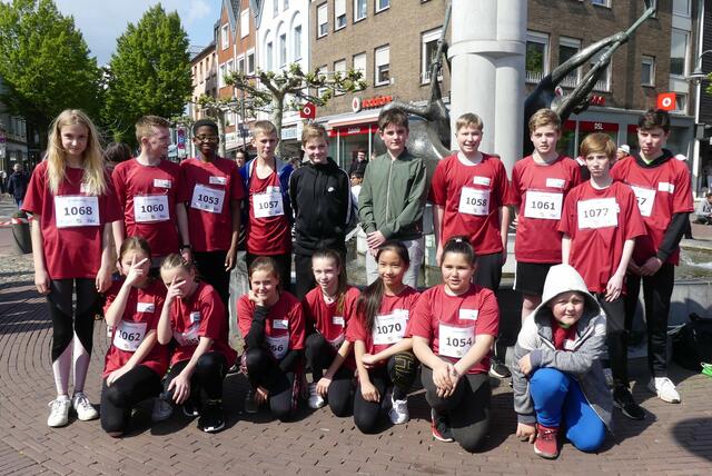 Unsere Schüler*innen beim Gelderner Citylauf 2019