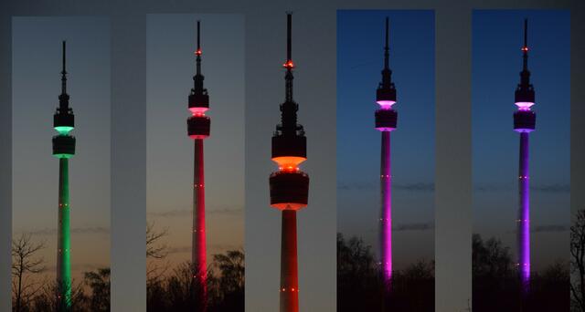 der angestrahlte Florian