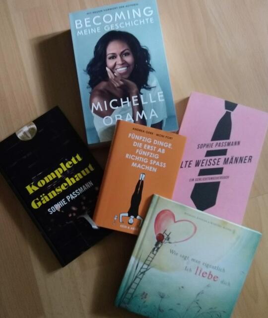 Bücher, immer wieder LESESTOFF... eben auch guter Lesestoff von FRAUEN für FRAUEN, aber NICHT nur!