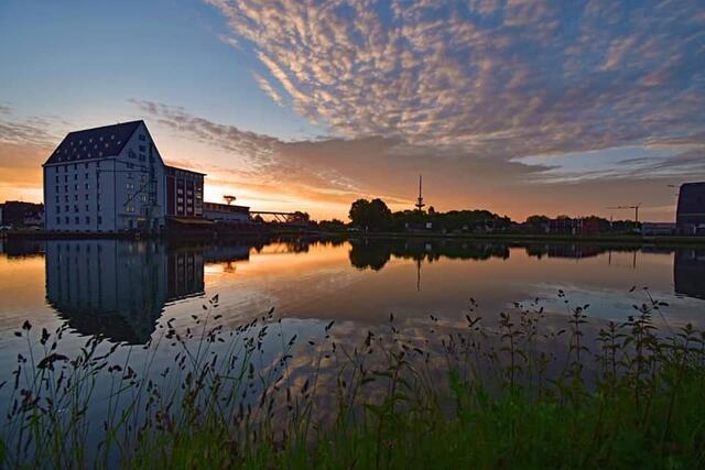 *Morgens am Stadthafen in Münster* 🚢🏤
- Foto/ Copyright: Birgit Leimann - Münster in Bildern 📷