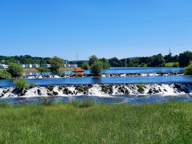 Am heutigen Sommertag bot sich den Menschen an der Ruhr eine traumhafte Kulisse.