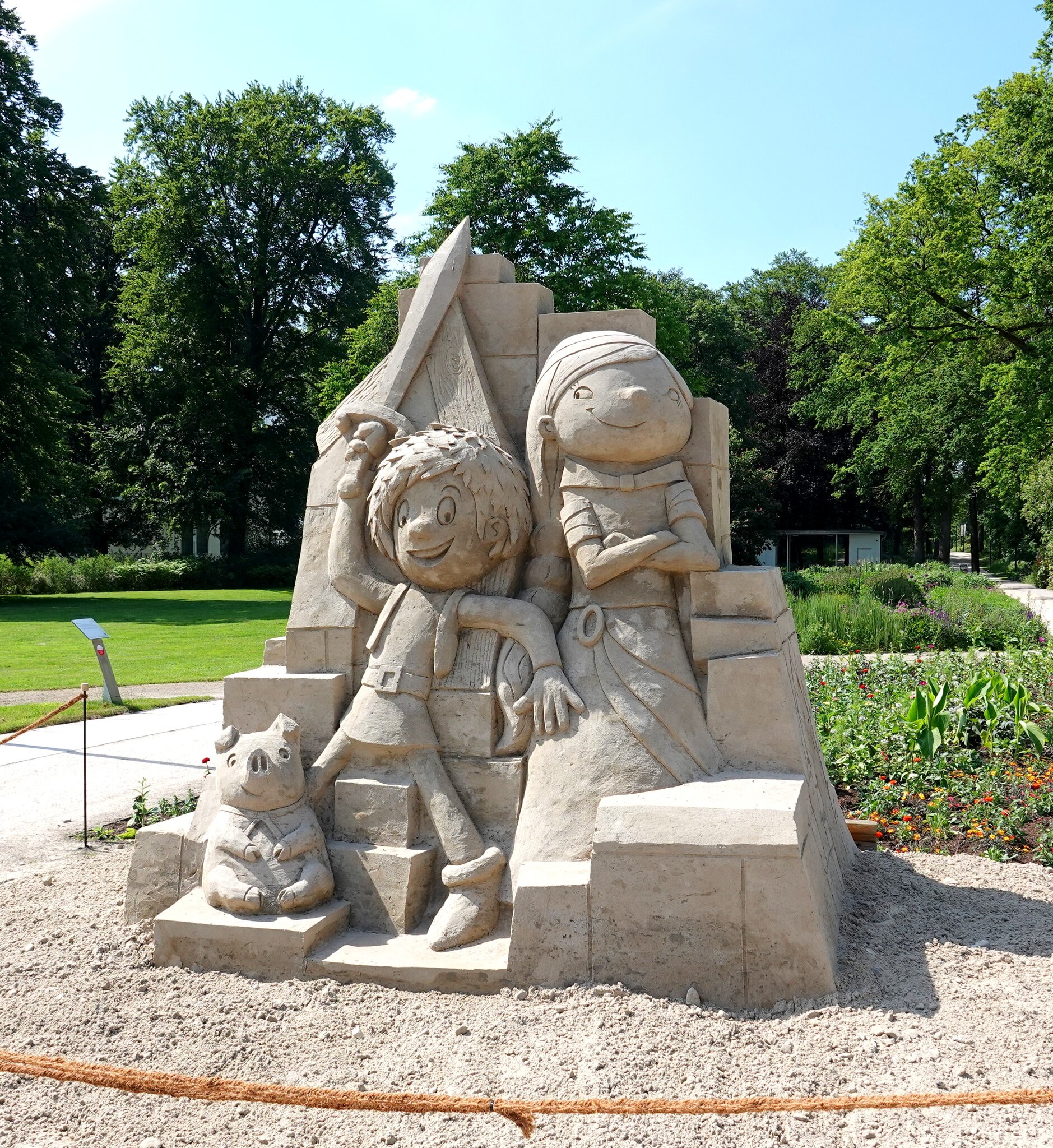 "Starke Kinder" Sandwelten in der Gartenschau Bad Lippspringe Unna
