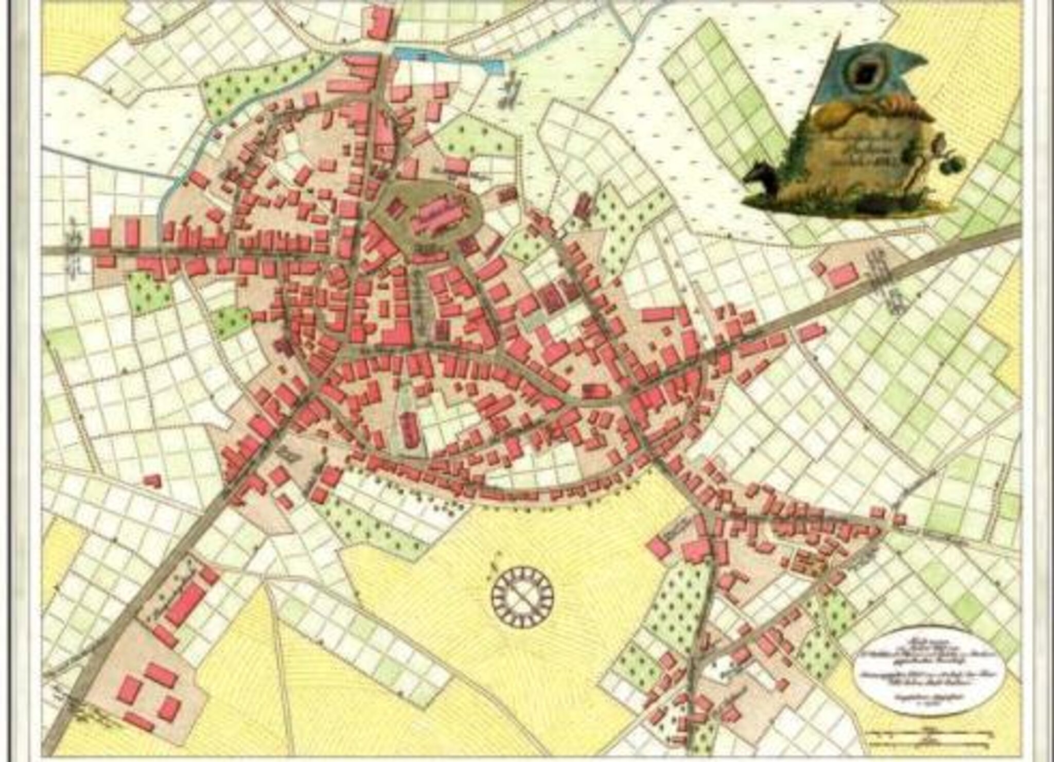 Stadt Bochum: Bochum 1842 – Historischer Stadtplan: Bochum 1842 ...