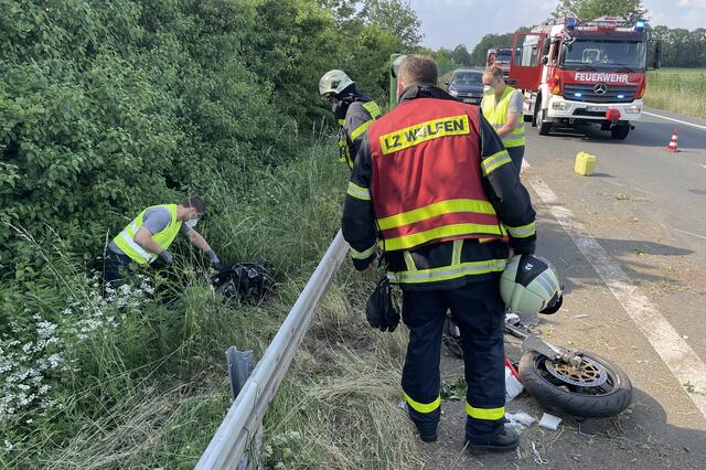 Auf der Hervester Straße (L 608) kam es am Mittwochnachmittag (16. Juni 2021) zu einem schweren Verkehrsunfall. 