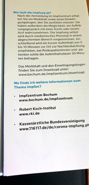 Gut informiert.