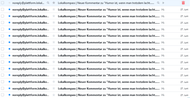 Und immer wieder... das ist zu viel!