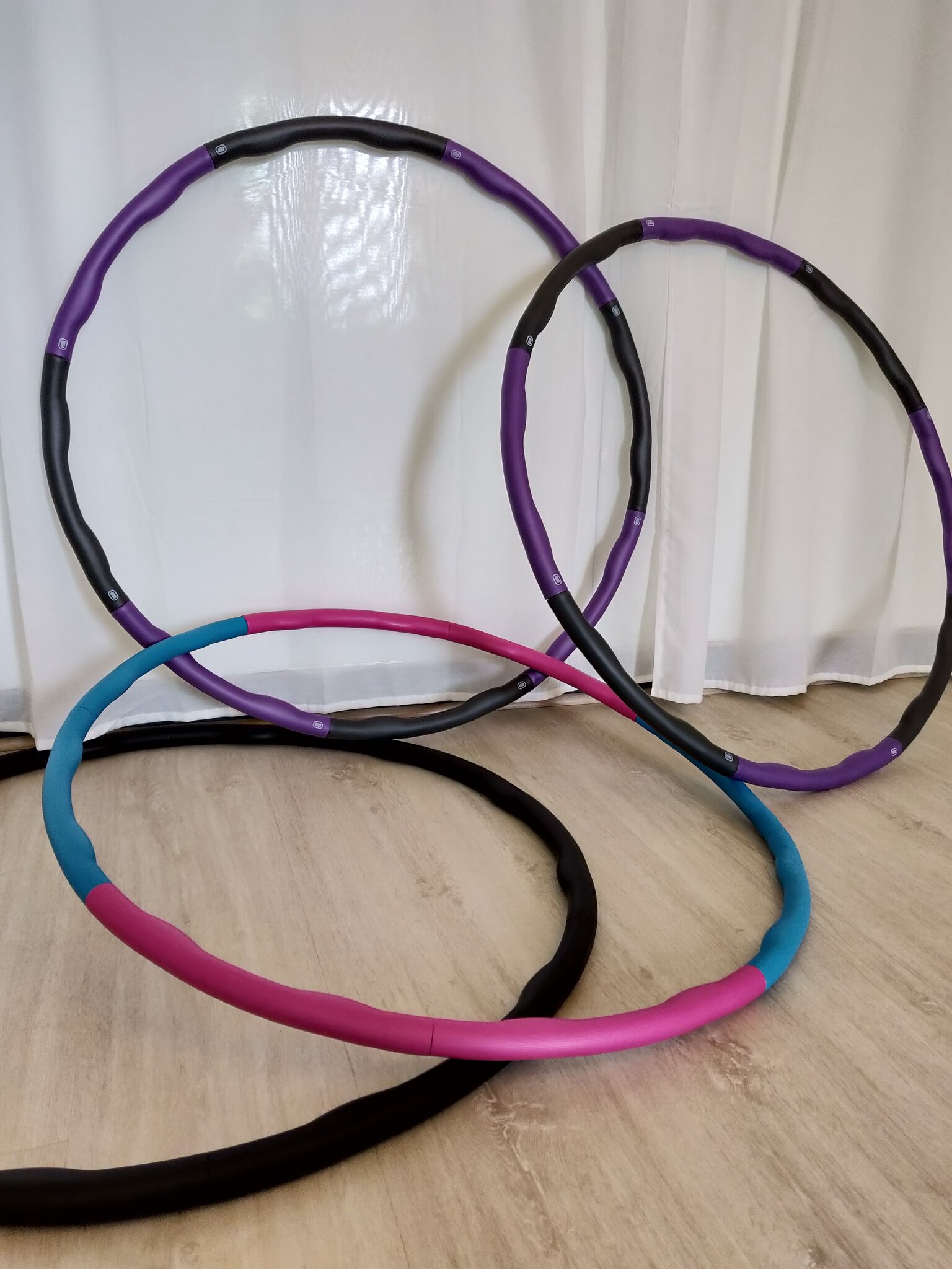 Faltbarer Spring Hula Hoop Für Erwachsene Mit Gewicht – Leiser Fitness Reifen
