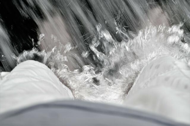 Abkühlung in der Lahn