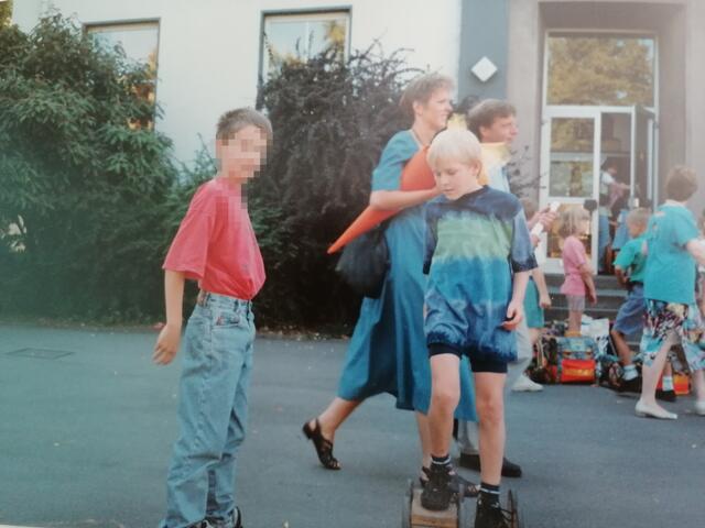 Das Schönste an der Grundschulzeit: Mein bester Freund und ich.