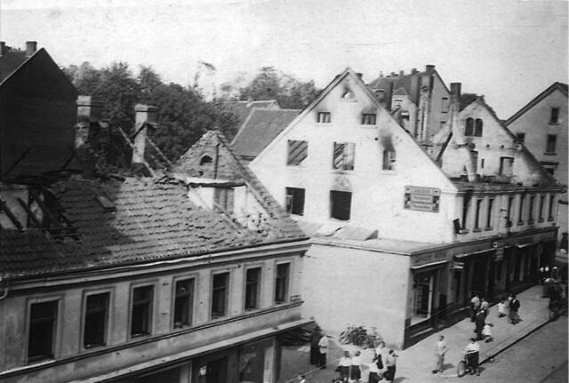 Auch das Haus an der Limbecker Straße 25 wurde beschädigt.