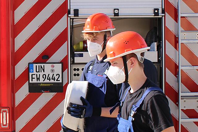 Foto  © Jürgen Thoms - Aus der Serie: Unterwegs mit Renate Nick bei der Jugendfeuerwehr in Unna-Massen 