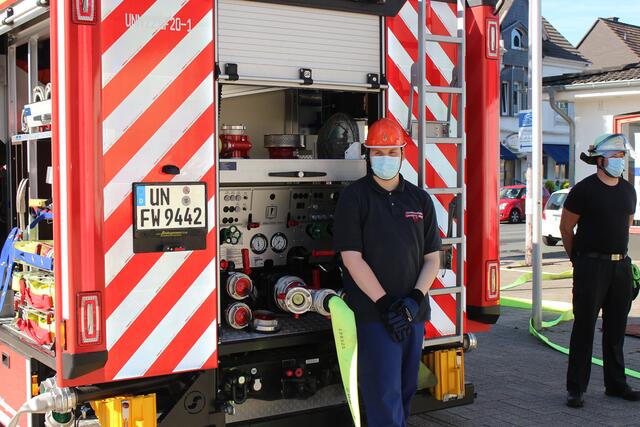 Foto  © Jürgen Thoms - Aus der Serie: Unterwegs mit Renate Nick bei der Jugendfeuerwehr in Unna-Massen 